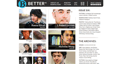 Desktop Screenshot of bettermagazine.org