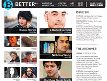 Tablet Screenshot of bettermagazine.org